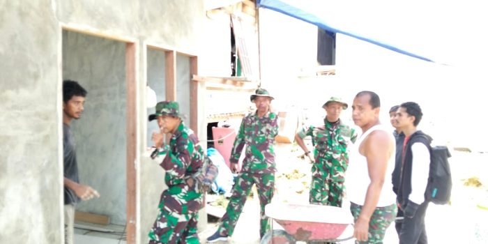 H-5, Dansatgas TMMD Ke 126 Kodim 1504/Ambon Tinjau Pembangunan Fisik