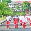Olahraga Bersama, Karo SDM Polda Maluku Tegaskan Disiplin dan Persiapan Rekrutmen Bintara Brimob