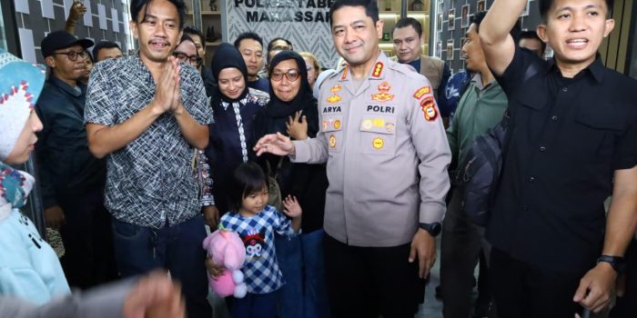 Polrestabes Makassar Berhasil Temukan Balita Hilang, Bilqis (4), di Jambi