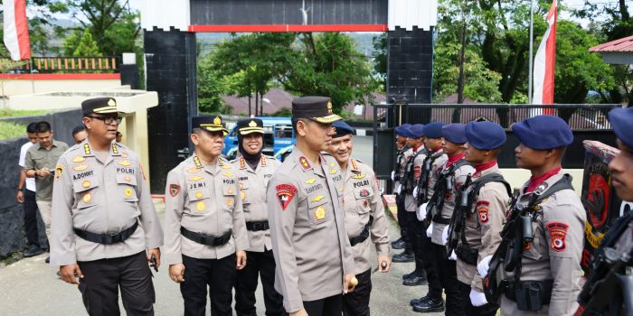 HUT ke-80 Brimob, Kapolda Maluku: “Seragam ini tanggung jawab moral. Jaga kehormatan Brimob, jaga nama Polri.”