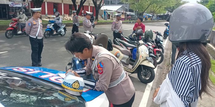 Hari Kedua Ops Zebra Salawaku Polda Maluku, Puluhan Kendaraan Bermotor Terjaring Razia