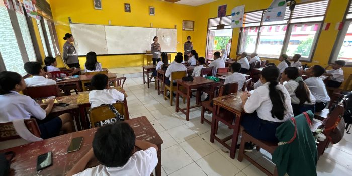 Ops Zebra, Pelajar SMP 6 Ambon Diajarkan Jadi Pelopor Keselamatan
