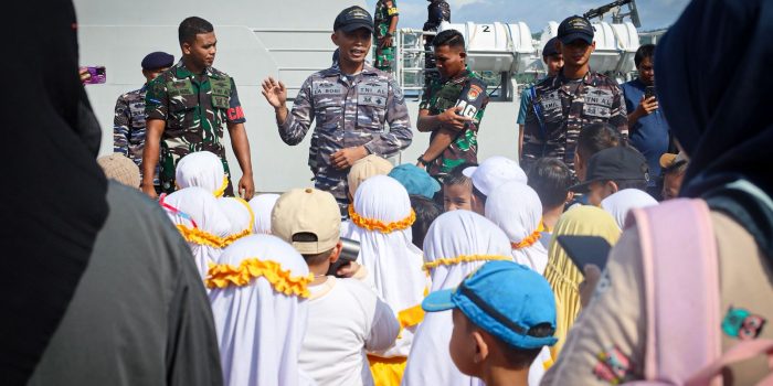 TANAMKAN JIWA BAHARI SEJAK DINI, KODAERAL IX TERIMA KUNJUNGAN EDUKASI SEKOLAH RA ALMEERA ISLAMIC SCHOOL KE KRI POSEPA-870