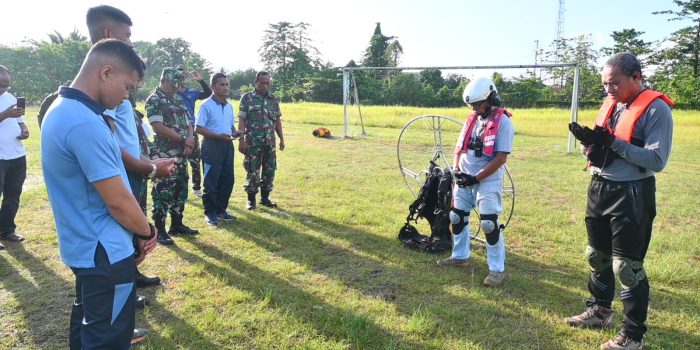 Fasida Provinsi Maluku Gelar Paramotor Exercise dari Unpatti ke JMP Ambon