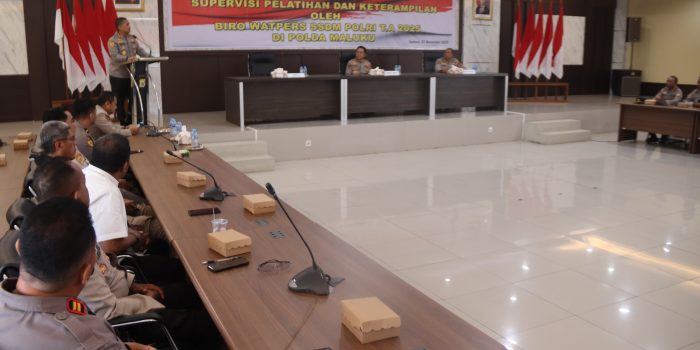 Terima Kunjungan Tim Supervisi SSDM Polri, Karo SDM Polda Maluku Harap Peningkatan Kemampuan Personel Hadapi Massa Pensiun