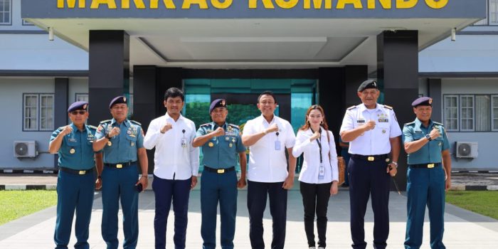 BAHAS PENGAMANAN ALKI-III, KODAERAL IX TERIMA KUNJUNGAN KERJA STAF KEPRESIDENAN RI