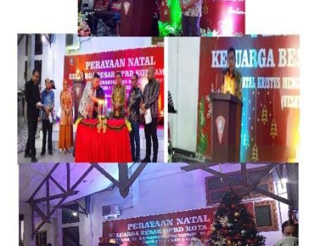 Keluarga Besar DPRD Kota Ambon Rayakan Natal Kristus Dengan Penuh Sukacita,