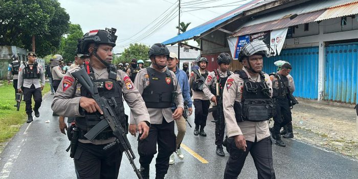 Perkelahian Antar Kelompok Pemuda di Fiditan-Tual, Polisi dan Brimob Bergerak Cepat Amankan Situasi.