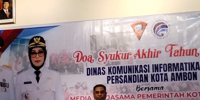 Doa syukur Akhir Tahun 2025 Media Kerja Sama Pemerintah Kota Ambon Dan Dinas Komunikasi Informatika Dan Persandian Kota Ambon
