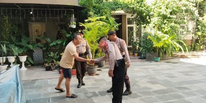 Satgas Ops Lilin Salawaku Intensifkan Patroli Pengamanan Tempat Ibadah dan Keramaian di Ambon