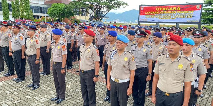 Sebanyak 1.031 Anggota Polda Maluku dan Polres Jajaran Dinaikan Pangkat