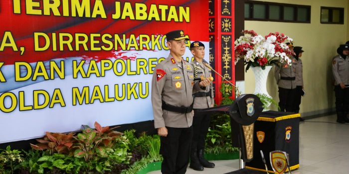 Kapolda Maluku Sertijab Tiga PJU dan Kapolres Tual