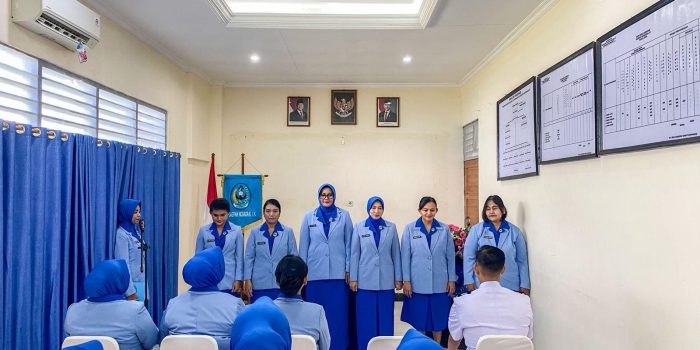 Ketua Daerah Kodaeral IX Gabungan Jalasenastri Koarmada RI Pimpin Reorganisasi Pengurus