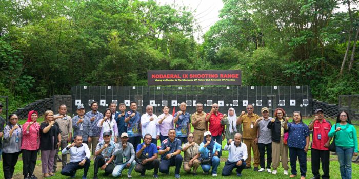 Pererat Silaturahmi, Dankodaeral IX Gelar Fun Shooting Media Gathering Bersama Insan Pers Ambon
