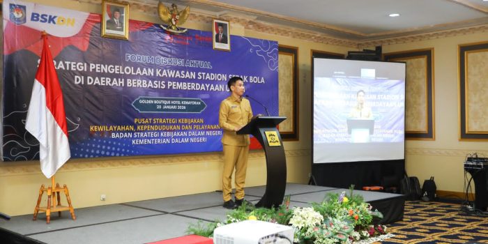 Perkuat Ekosistem Sepak Bola dan UMKM, Kemendagri Dorong Daerah Optimalkan Pemanfaatan Stadion*