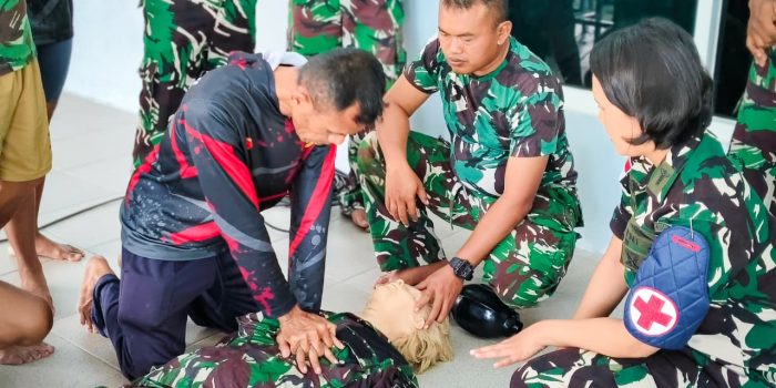 Dinas Kesehatan Kodaeral lX Gelar Pelatihan BHD, Tingkatkan Penanganan Kedaruratan