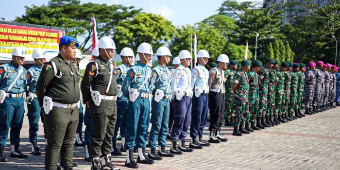 Komandan Polisi Militer Kodaeral IX Hadiri Apel Kesiapan Operasi Pekat Salawaku 2026