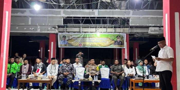 Gema Takbir di Bumi Jargaria: Danlanal Aru Kodaeral lX Dampingi Bupati Kaidel Lepas Ratusan Peserta Pawai Idul Fitri 1447 H
