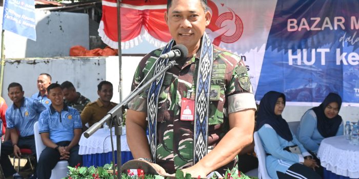Lanud  Pattimura Gelar Bazar Murah UMKM Dan Bakti Sosial Sembako, Wujud Pengabdian TNI AU Untuk Rakyat