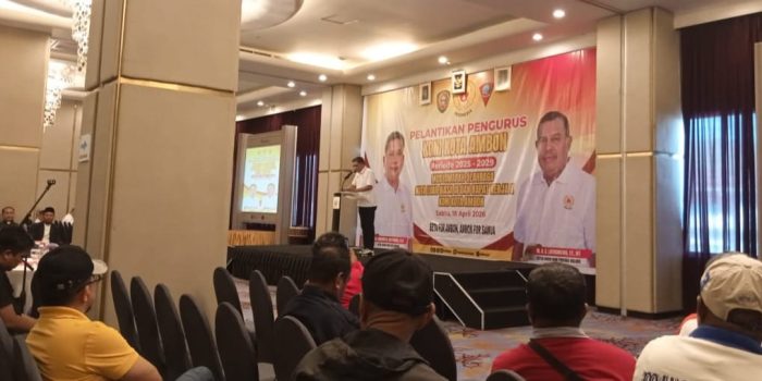 Pengurus KONI Kota Ambon 2025–2029 Resmi Dilantik, Fokus Kembalikan Prestasi Olahraga