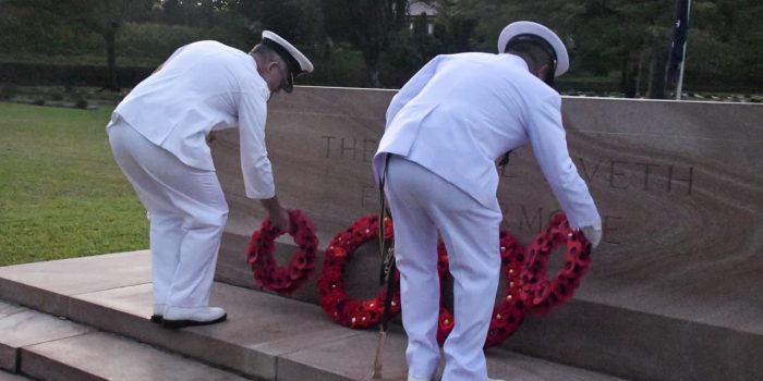 Peringati Hari ANZAC ke-111, Asintel Dankodaeral IX Hadiri Upacara Fajar Peringatan Hari ANZAC ke-111