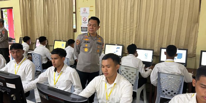 Karo SDM Polda Maluku Tinjau Uji Psikologi, 187 Calon Bintara Ikut Seleksi Hari Ketiga