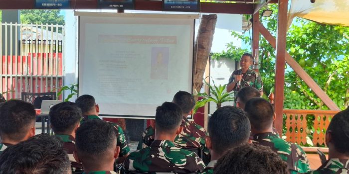 Tingkatkan Profesionalisme Penegak Hukum di Laut, Kadiskum Kodaeral IX Sosialisasikan KUHAP Baru