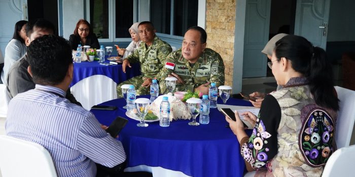Sensus Ekonomi 2026, Komandan Kodaeral IX Terima Kunjungan Kepala BPS Provinsi Maluku