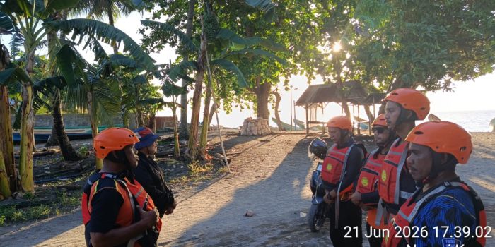 Hari kedua Operasi SAR, Nelayan asal Desa Kawa, Kabupaten Seram Bagian Barat berhasil ditemukan Tim SAR Gabungan