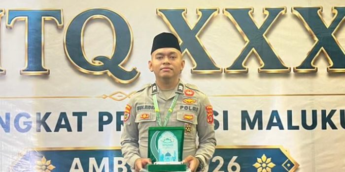 Satu Lagi Polisi Berprestasi Polda Maluku, Briptu Muhammad Ridha Juara I MTQ Provinsi dan Siap Wakili Maluku ke Tingkat Nasional