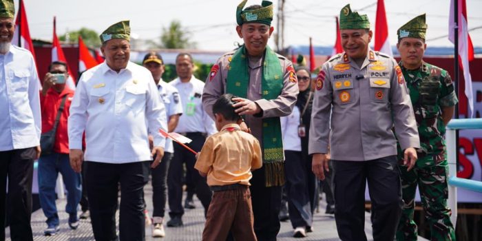 Resmikan 80 Jembatan Merah Putih Presisi di Riau, Kapolri: Permudah Anak Sekolah-Masyarakat