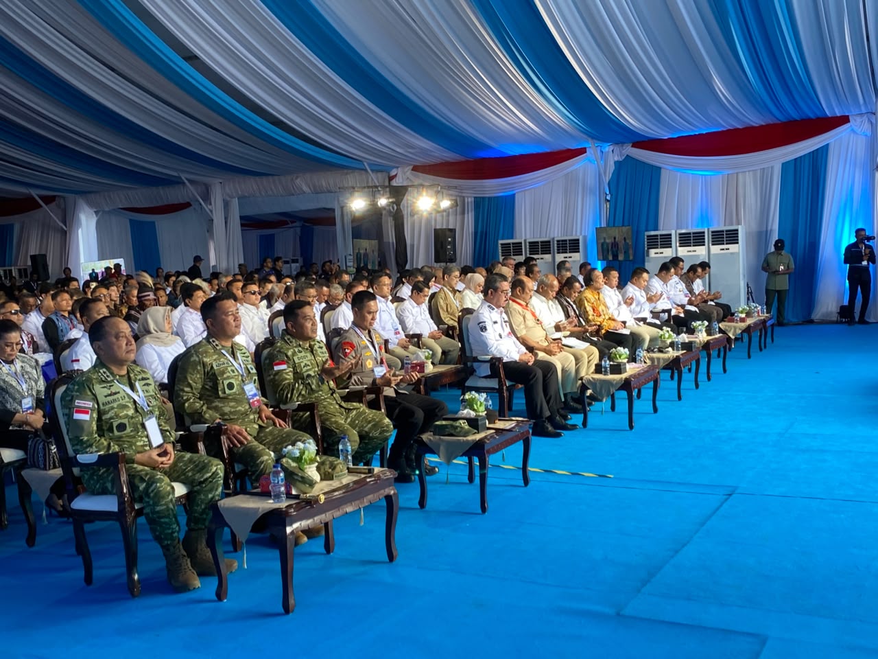 Perkuat Ketahanan Energi Nasional, Komandan Kodaeral lX Hadiri Groundbreaking Proyek LNG Abadi Masela