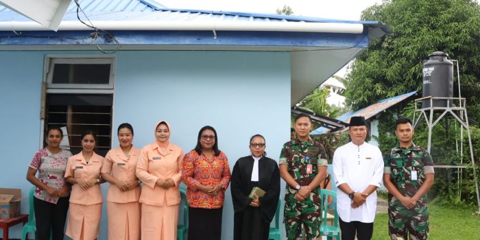 Peletakkan Batu Pertama Pembangunan Kelas TK Angkasa Lanud Pattimura