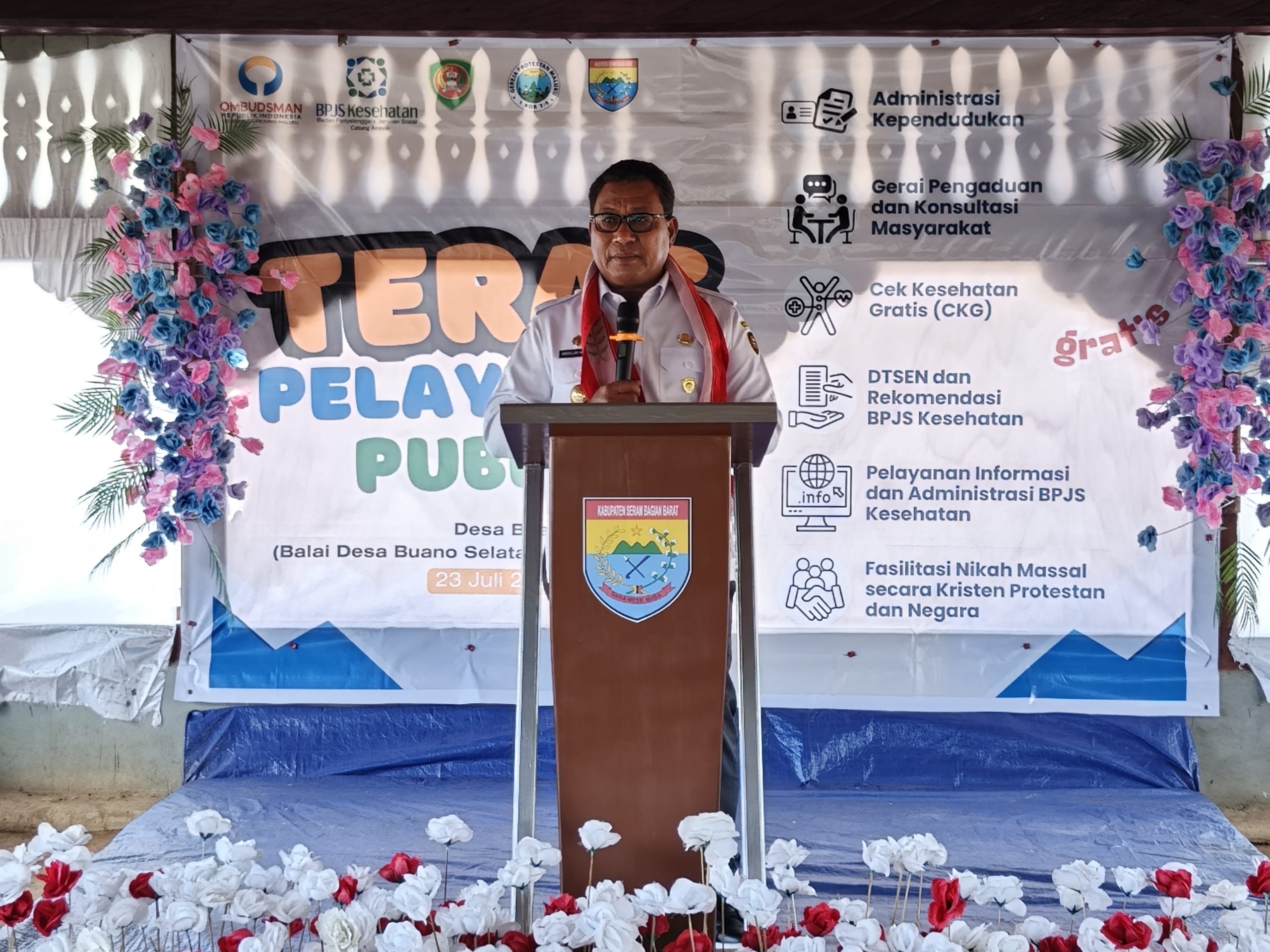 Wagub Maluku Resmikan Teras Pelayanan Publik di Pulau Buano, Pastikan Layanan Negara Menjangkau Wilayah Kepulauan
