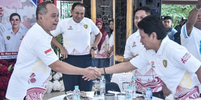Sambut HUT ke-81 RI dan Provinsi Maluku, Komandan Kodaeral IX Hadiri Pencanangan Gerakan Indonesia Aktif