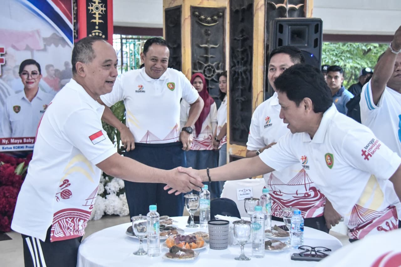 Sambut HUT ke-81 RI dan Provinsi Maluku, Komandan Kodaeral IX Hadiri Pencanangan Gerakan Indonesia Aktif