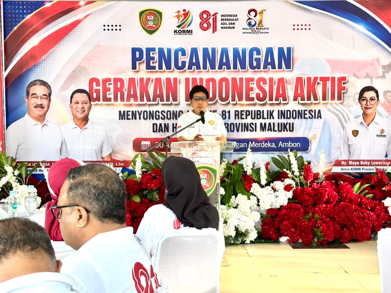 Pemprov Maluku Canangkan Lomba dan Gerakan Indonesia Aktif, Ajak Masyarakat Semarakkan HUT ke-81 RI dan Provinsi Maluku