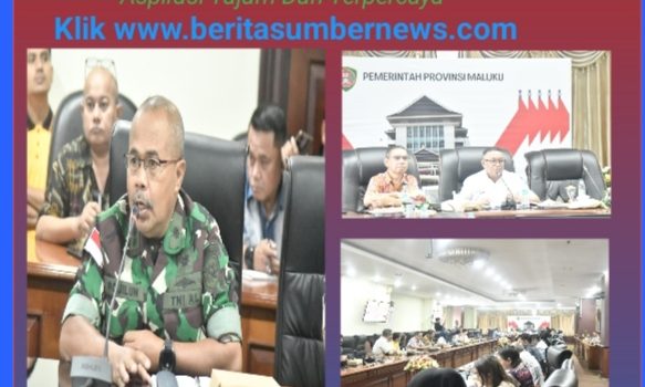 Aspers Dankodaeral IX Hadiri Rapat Koordinasi Persiapan Peringatan HUT Ke-81 RI dan HUT Ke-81 Provinsi Maluku