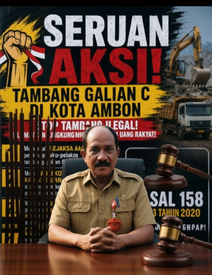 BPKAD Ambon Klarifikasi Isu Galian C: Tidak Ada Keterkaitan dengan Tugas Kami